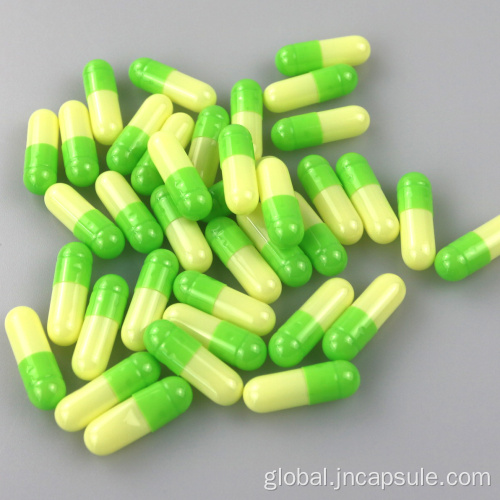 Gelatin Size 00 Empty Capsule Good Quality Capsule Shell Green Halal Empty Capsules Factory